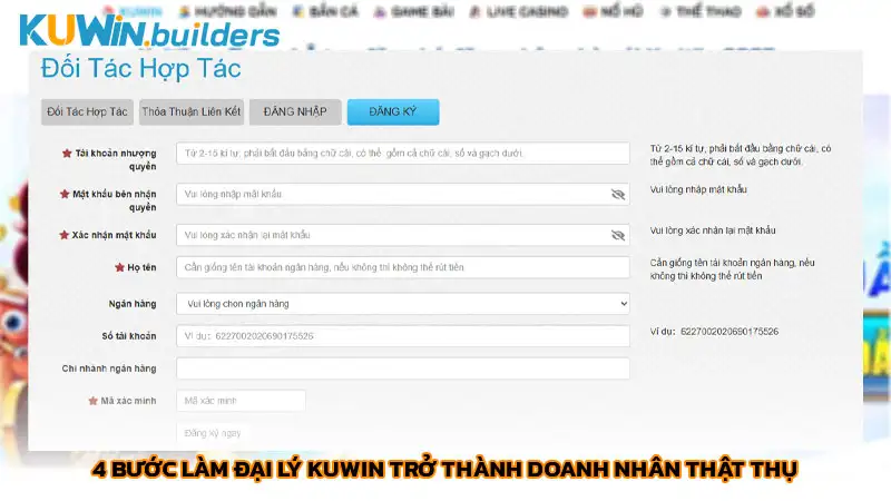 4 bước làm đại lý Kuwin trở thành doanh nhân thật thụ